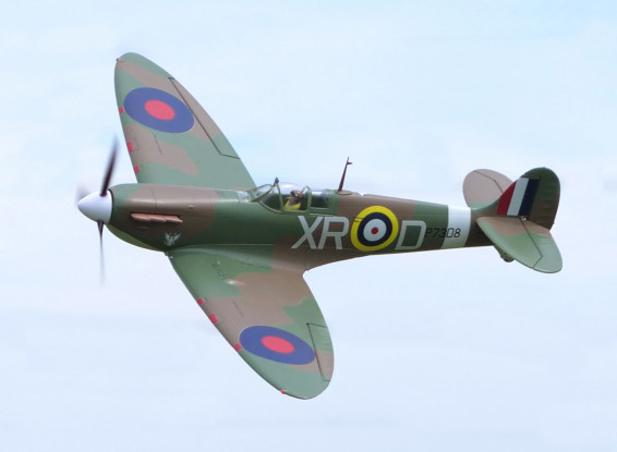 Durafly (PNF) Supermarine Spitfire Mk2a WWII Fighter EPO 1100mm