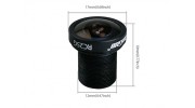 RunCam RC25G FPV Lens 2.5mm FOV140 Wide Angle for Swift / Swift2 PZ0420 SKY Gopro Hero2  - dimensions