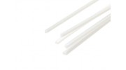 ABS Square Rod 0.5mm x 0.5mm x 500mm White (Qty 5)