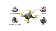 Kingkong Fly Egg 130 Camera Racing Drone with Piko BLX FC and Flysky Receiver (PNF) Components