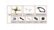 Kingkong Fly Egg 130 Camera Racing Drone with Piko BLX FC and Flysky Receiver (PNF) Accessories