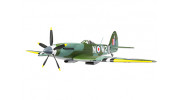 Durafly™ Supermarine Spitfire Mk24 V2 with Retracts/Flaps/Nav Lights ESC 1100mm (43") (PNF) - front flying