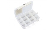 Medium 12 Compartment Parts Box with Latching Lid (open)