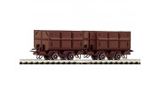 Roco/Fleischmann HOe Scale Side Tipping Wagons (2 pcs)