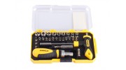 29pc Screwdriver and Socket Set with Compact Carry Case (Contents)