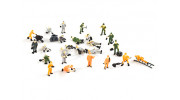 1/87th HO Scale Assorted Railway Worker Figures 27pcs