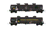 Southern Rail HO Scale SA/BP ATB Series 3 Car Oil Tank Set (South Australia/BP 1988-1992)