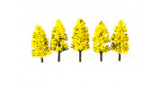 50mm Ready Made Ornamental Tree with Yellow Foliage (5pcs)