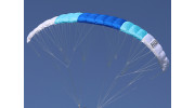 2.4m Paraglider Sail (Blue/Turquoise/White) 1