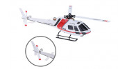 XK K123 6ch 3D/6G AS350 Ecureuil Brushless RC Mini Helicopter RTF with 2.4GHz Transmitter (Mode 2) 6