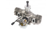 RCGF 30cc MK2 Twin Side Exhaust Gas Engine w/CD Ignition and Walbro Carb 3.7HP@7500rpm 1