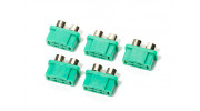 MPX Connector with Silver Ring, Female (5pcs/bag)