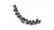 Screw Flat Head Phillips M2.6x6mm Self Tapping Steel Black (10pcs)