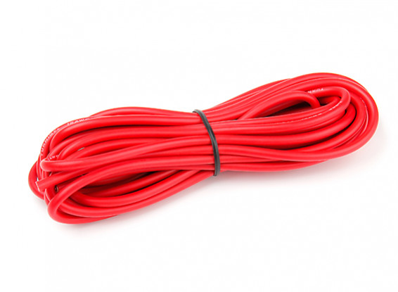 Turnigy High Quality 12AWG Silicone Wire 5m (Red)