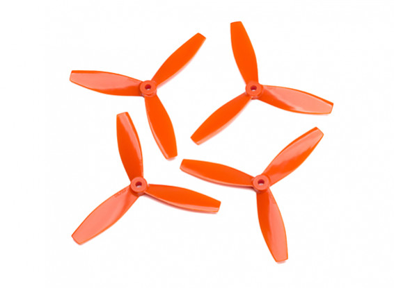 Dalprop "Ultrathin" T5046 3-Blade Propellers CW/CCW Set Orange (2 pairs)
