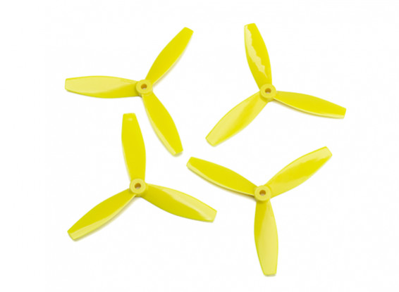 Dalprop "Ultrathin" T5046 3-Blade Propellers CW/CCW Set Yellow (2 pairs)