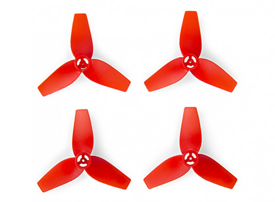 Cheerson CX-95S - 3-Blade 40mm Propellers (2xCW, 2xCCW) (Red)