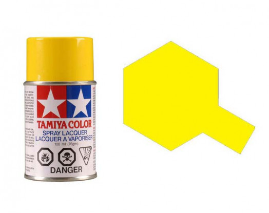 Tamiya Color Paints for Polycarbonate PS-6 Yellow Spray Paint (100ml)