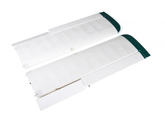 Avios Grand Tundra - Main Wing Set w/Spars and LEDs (Green/Gold)