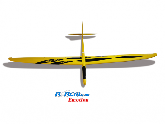 Emotion 2 Metre Composite Sport or F3J Thermal Glider w/Flaps (Yellow/Black) 1
