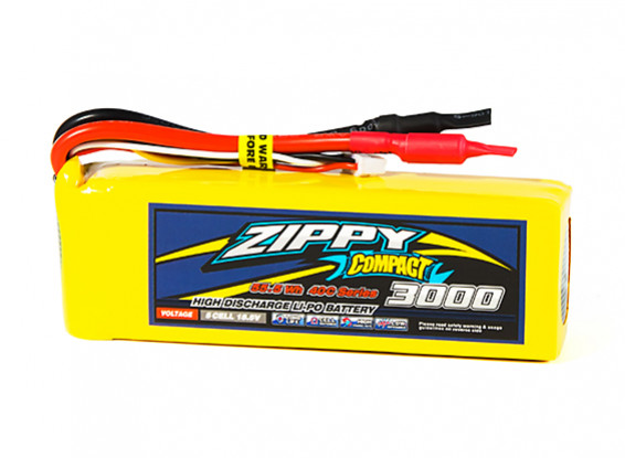 ZIPPY Compact 3000mAh 5S1P 40C Lipo Pack