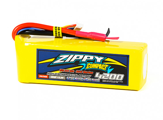 ZIPPY Compact 4200mAh 4S2P 30C LiFePo4 Pack
