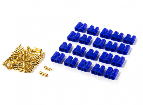 EC3 Gold Plated Solder Type Connectors Male/Female (10 pairs)