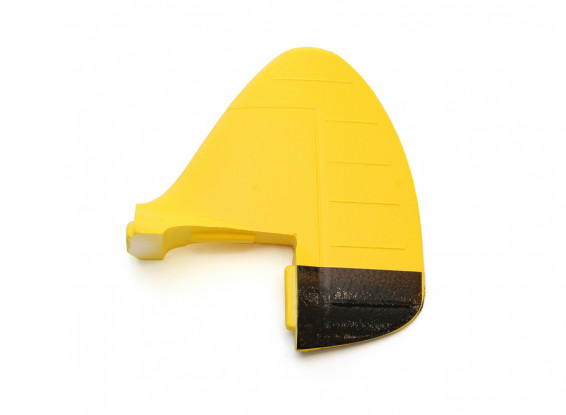 Durafly Goblin Racer 820mm Replacement Fin/Rudder Assembly Yellow/Black/Silver