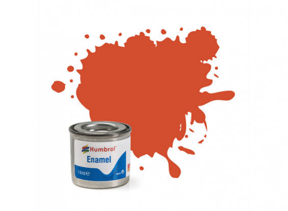 Humbrol 132 Red Satin - 14ml Enamel Paint  AA1451
