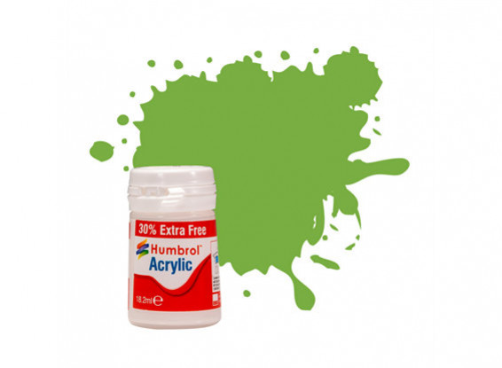 Humbrol 38 Lime Gloss - 14ml Acrylic Paint AB0038EP w/30% extra free