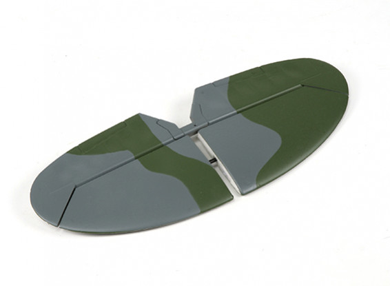 Durafly ™ Spitfire mk5 ETO (Groen / Grijs) Horizontaal Tail