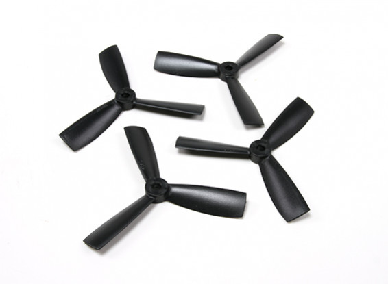 Diatone Bull Nose Polycarbonaat 3-Blade Propellers 4045 (CW / CCW) (zwart) (2 paar)