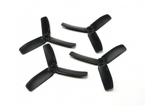 Diatone Bull Nose Polycarbonaat 3-Blade Propellers 4040 (CW / CCW) (zwart) (2 paar)