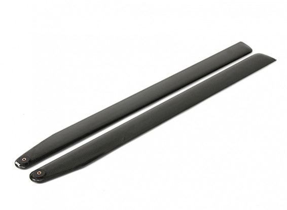 715mm TIG Carbon Fiber Main Blades