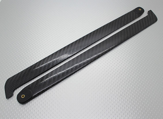 EP 450 Class 320mm Carbon Fiber Main Blades voor 4-Blade Main Rotor (2pc)