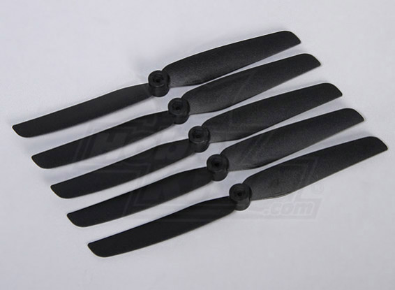 Hobbyking ™ Propeller 6x3 Black (CCW) (5 stuks)