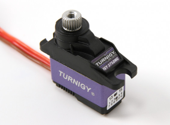 Turnigy ™ TGY-375DMG w / Heat Sink DS / MG 2,3 kg / 0.11sec / 11,5 g