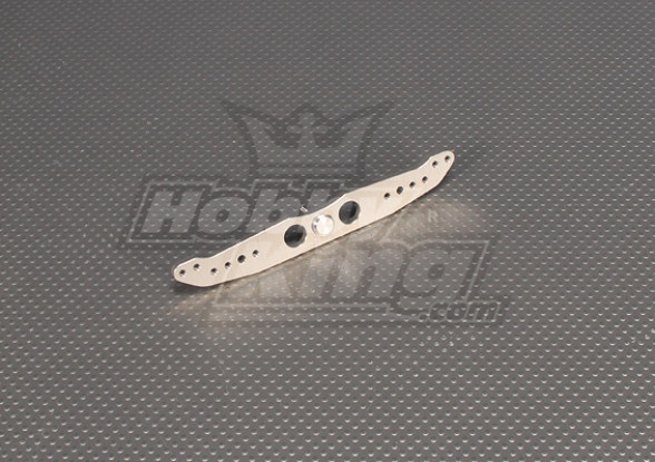 CNC Rudder Mount Arm 5.0 inch (# 4-40) Ti Silver