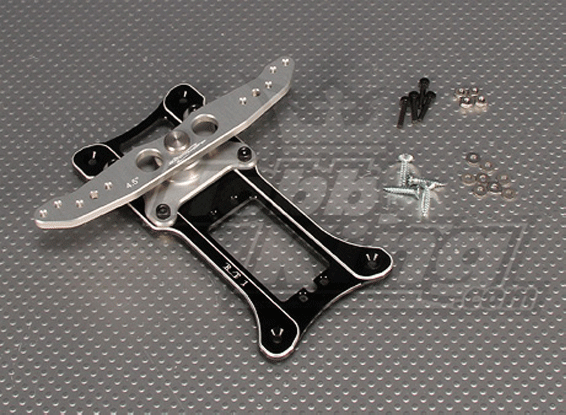 CNC Rudder 1 Lade 4,5 inch (# 4-40) Zwart