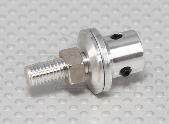Prop adapter w / Steel Nut 4mm as (Grub Screw Type)