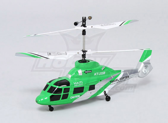 HK188 - 2.4Ghz Schaal Coax Rescue Helicopter w / LED-verlichting - M2
