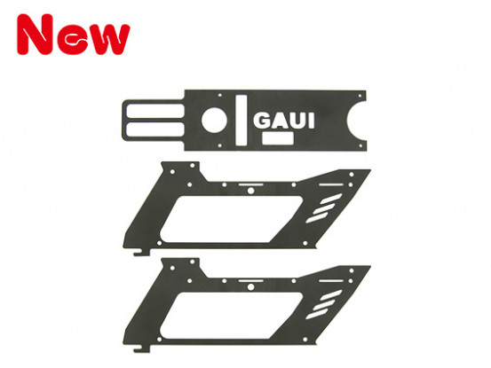 Gaui H200V2 Glasvezel Black Lower Frame Set (203448)