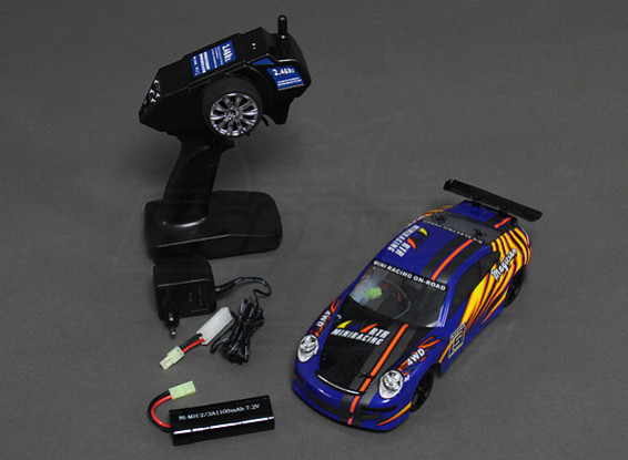 18/01 Schaal 4WD RTR On-Road Drift Car (blauw)