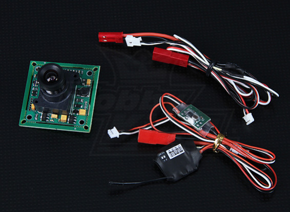 FPV Transmitter & 1/3-inch CCD-camera NTSC (520TVL)