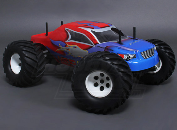 10/01 MG10 MT3 4WD 0,18 Nitro Monster Truck - Rood (ARR)