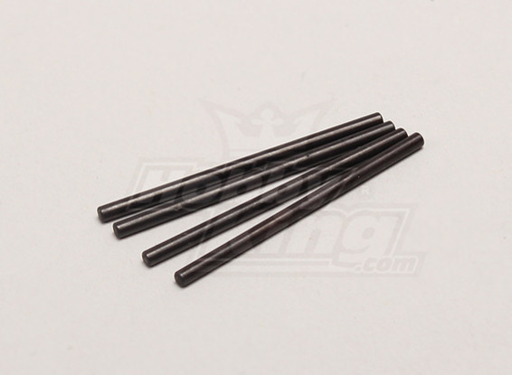 Voor / Rear Lower Suspension Pin 2 * 38mm (4 stuks) - 1/18 4WD RTR On-Road Drift / Short Course / Racing Buggy