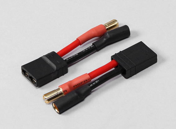 5.5mm Bullet-dockconnector-naar-TRX Compatible plug Battery Adapter (2 stuks / zak)