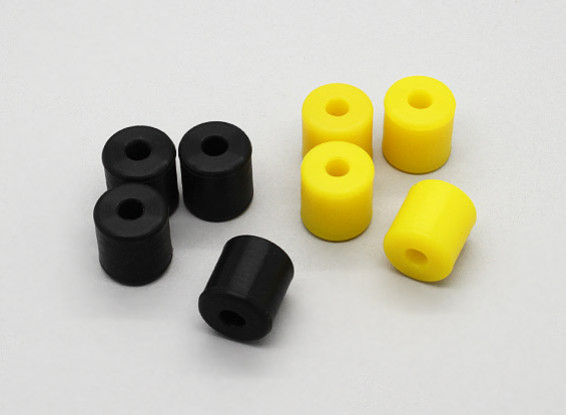 Bumblebee - Silicon gel- Hoes (zwart, geel) (4 stuks / zak)