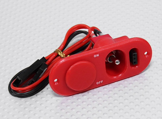 Heavy Duty RX-switch met Charge Port & Fuel Dot Red