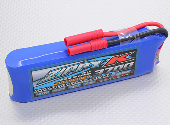 Zippy-K Flightmax 3700mAh 3s1p 20C LiPoly Battery